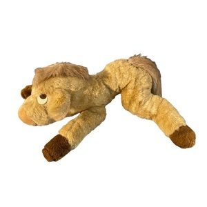 Super Rare Vintage Bradlees Plush Stuffed Animal Brown Jersey Cow Calf 24” Large